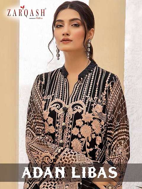 Khayyira Zarqash Adan Libas Z-2078  Faux Georgette suit