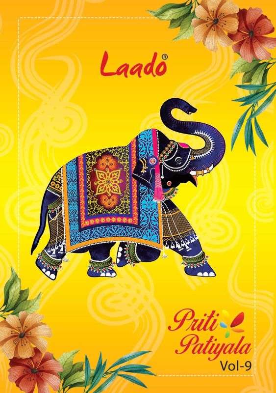Laado Priti Patiyala Vol-9 series 9001-9020 Pure Heavy Cotton suit