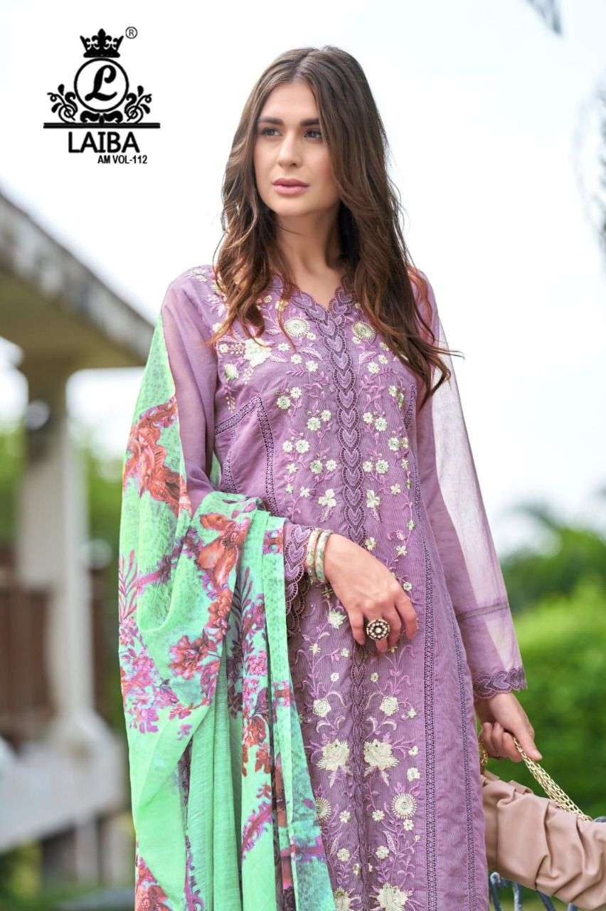 laiba am vol 112 Pure Georgette Delicate embroidery tunic