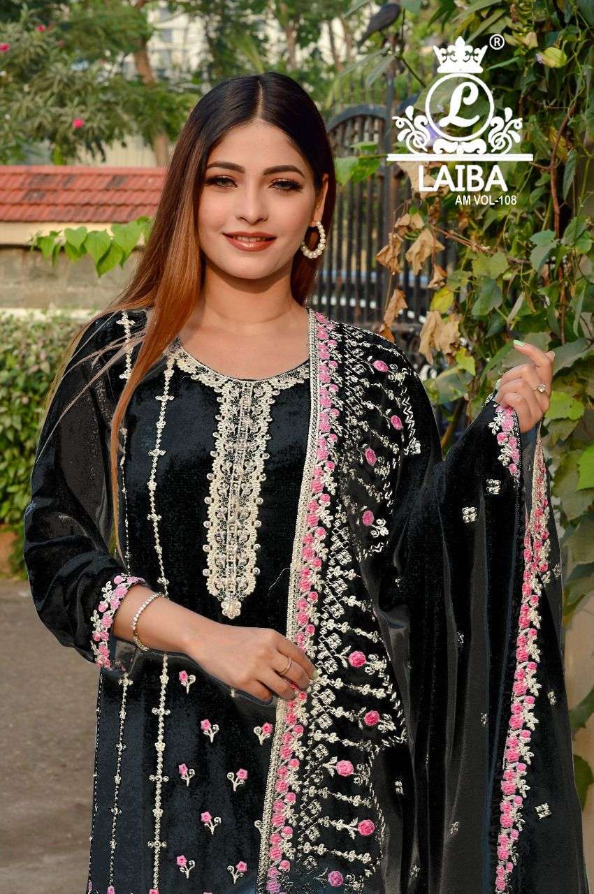 laiba designer am vol 108 Pure Heavy Georgette readymade suit