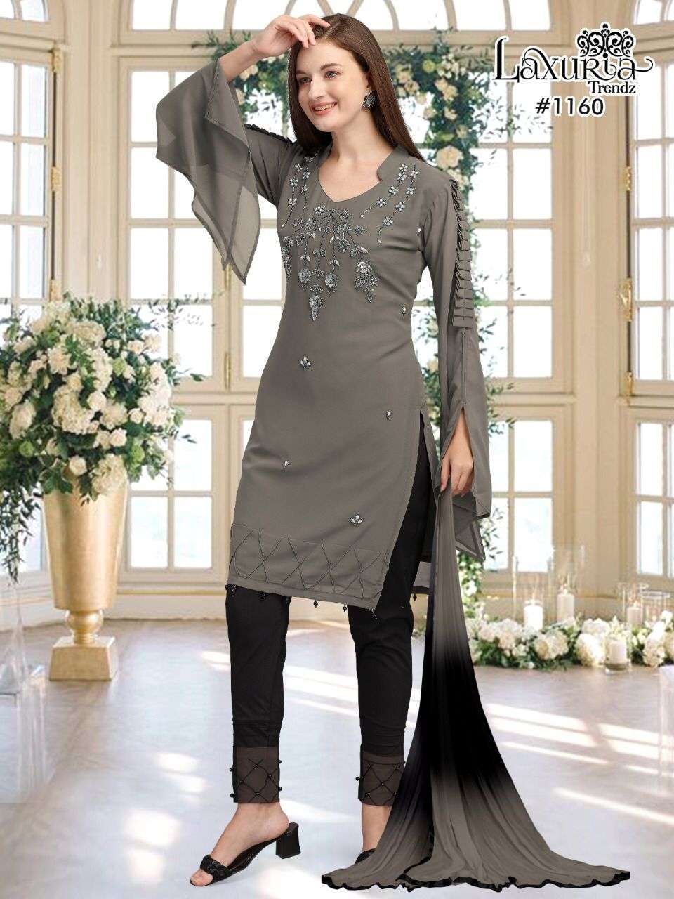 LAXURIA TRENDZ 1160 DESIGNER FAUX GEORGETTE SUITS