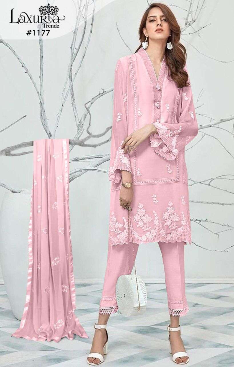 LAXURIA TRENDZ 1177 DESIGNER FAUX GEORGETTE SUIT 