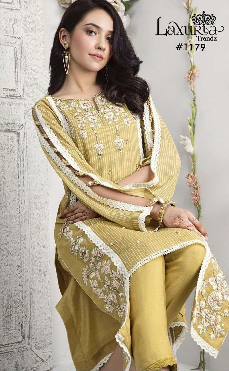 LAXURIA TRENDZ 1179 DESIGNER FAUX GEORGETTE SUIT 