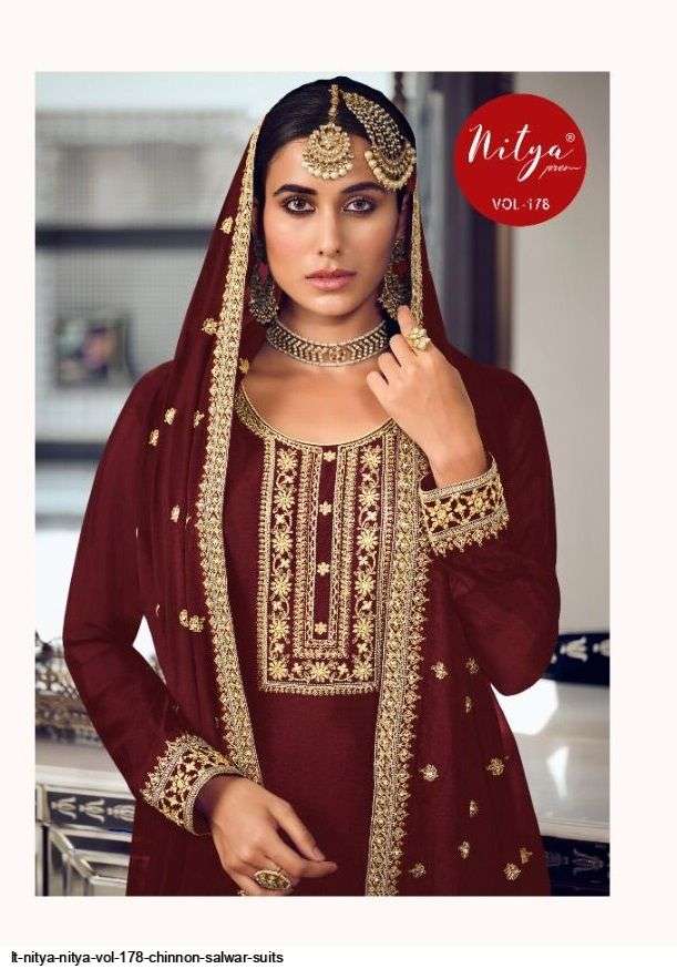 lt nitya vol 178 series 78001-78004 chinon silk suit 