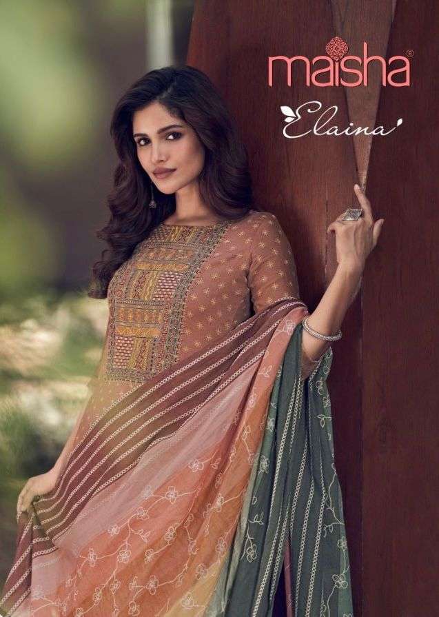 maisha elaina series 2151-2156 pure jam satin suit 