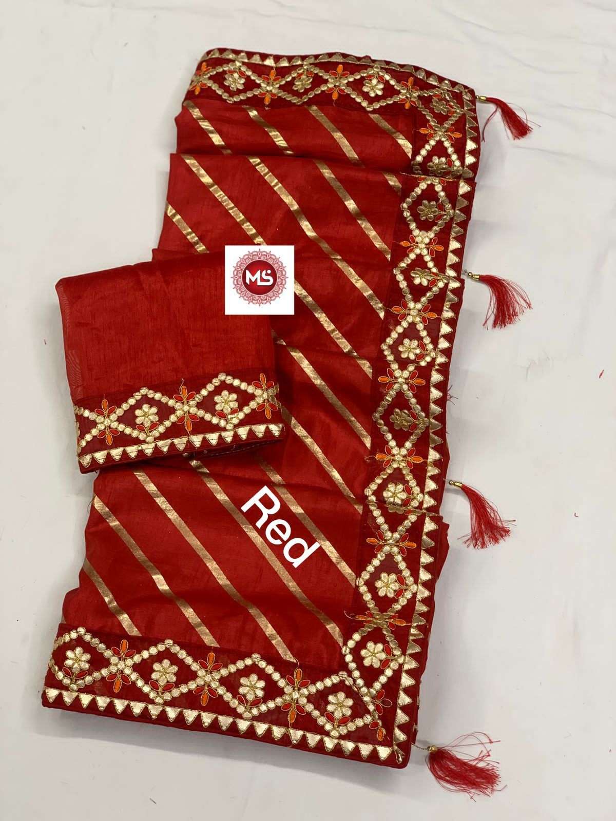 MS BRAND NEW EDITION DESIGNER DOLA SILK SAREE 