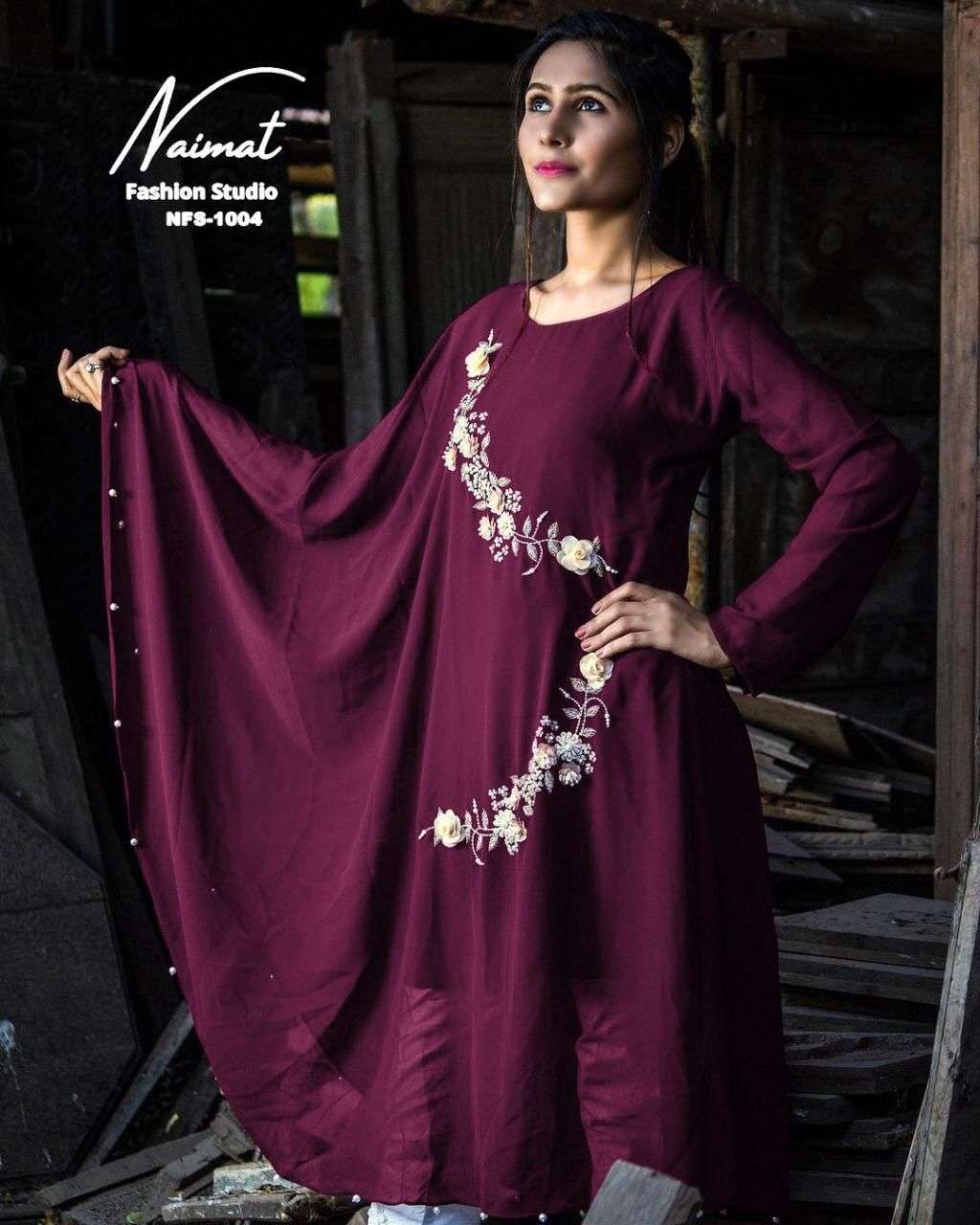 naimat fashion studio nfs 1004 Pure Georgette kurti