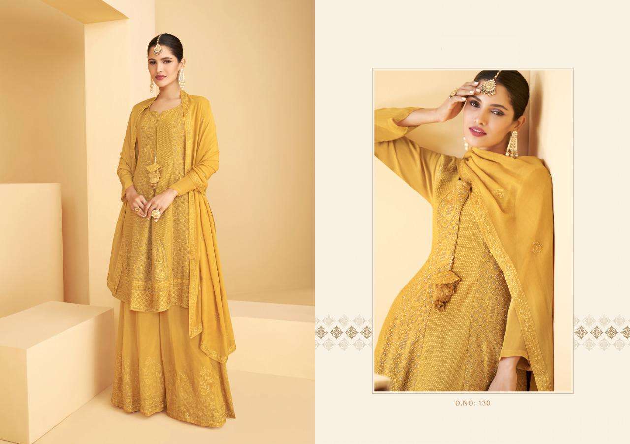 NAVABI VOL-4 DESIGNER HEAVY AIRTEX FAUX GEORGETTE SUIT 