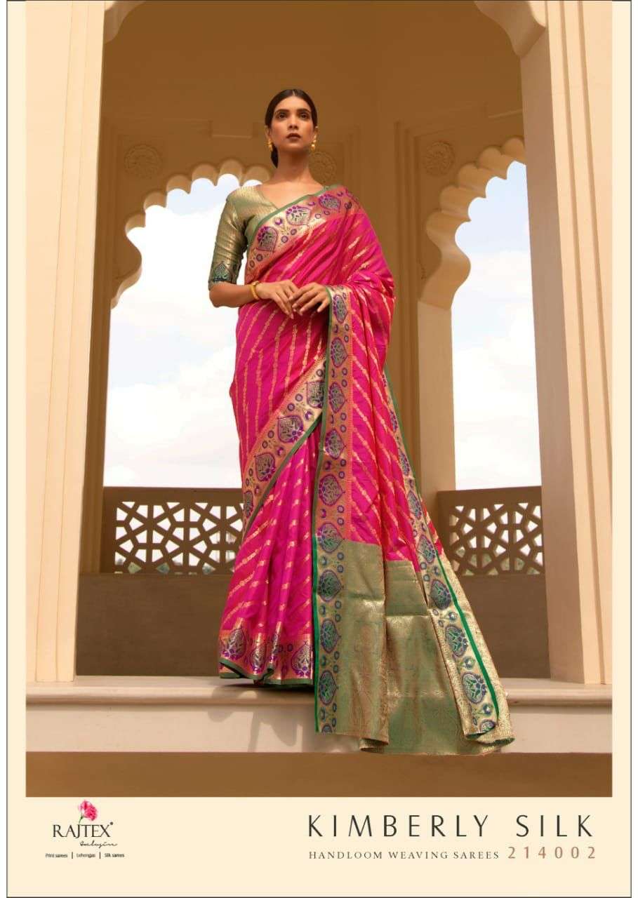 RAJTEX KIMBERLY SILK DESIGNER HANDLOOM WEAVING SAREE 