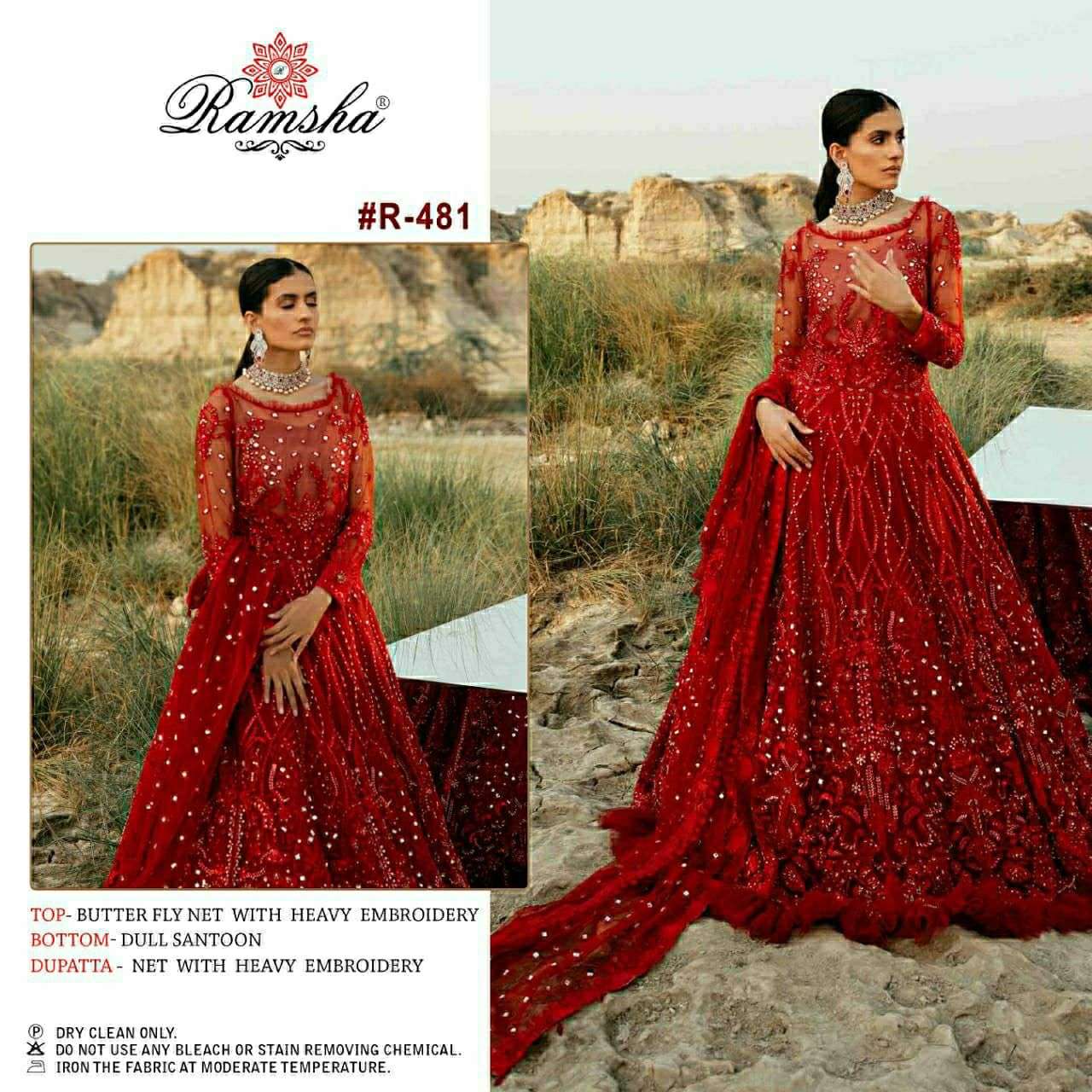 RAMSHA R-481 TO R-483 DESIGNER NET SUIT 