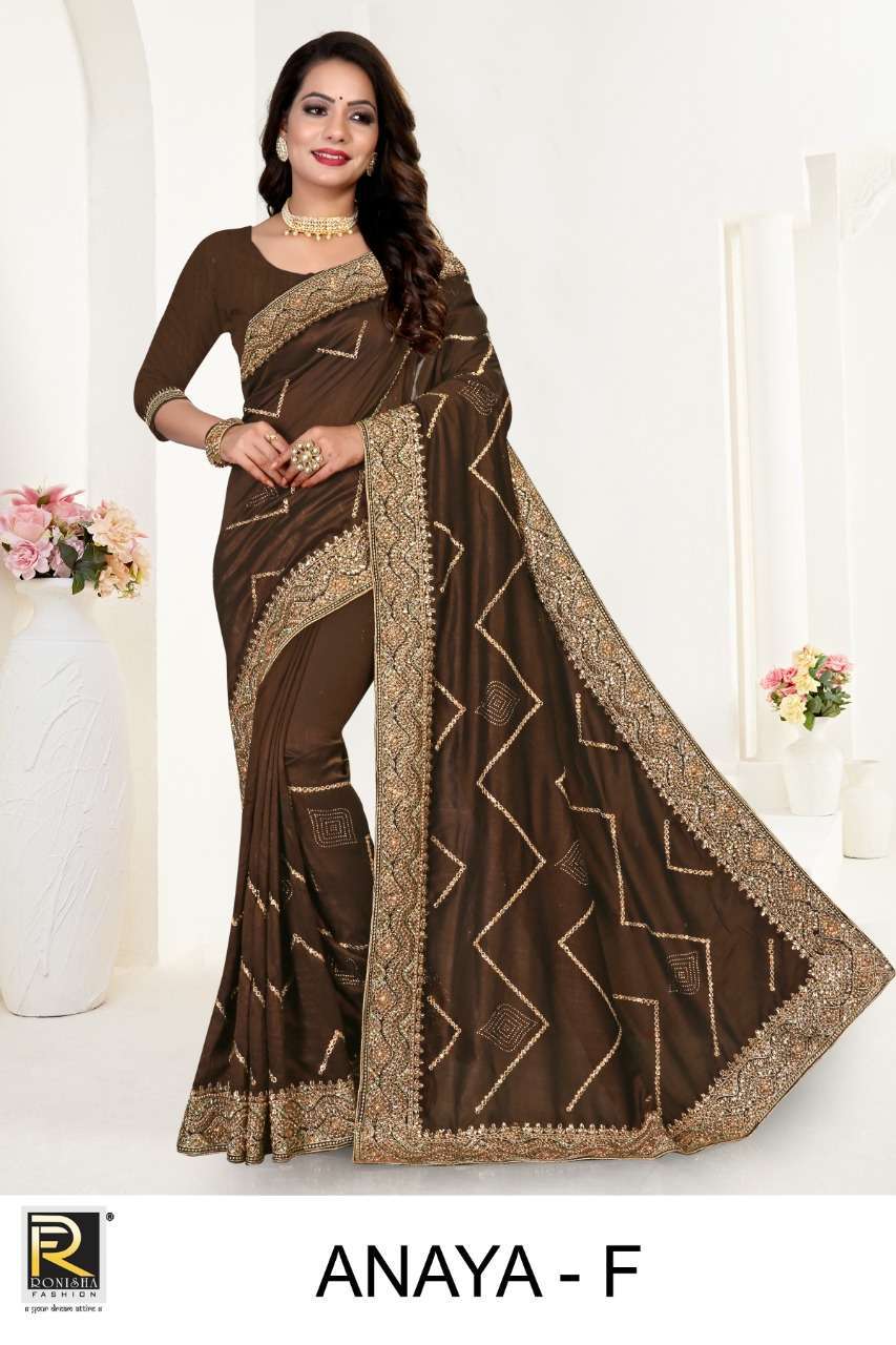 ranjna saree Anaya vichitra silk embroidered saree