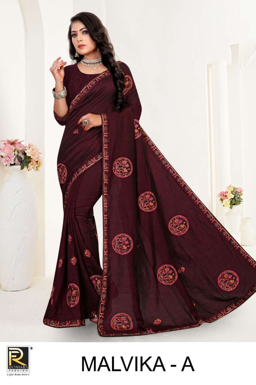 ranjna saree Malvika vichitra silk saree