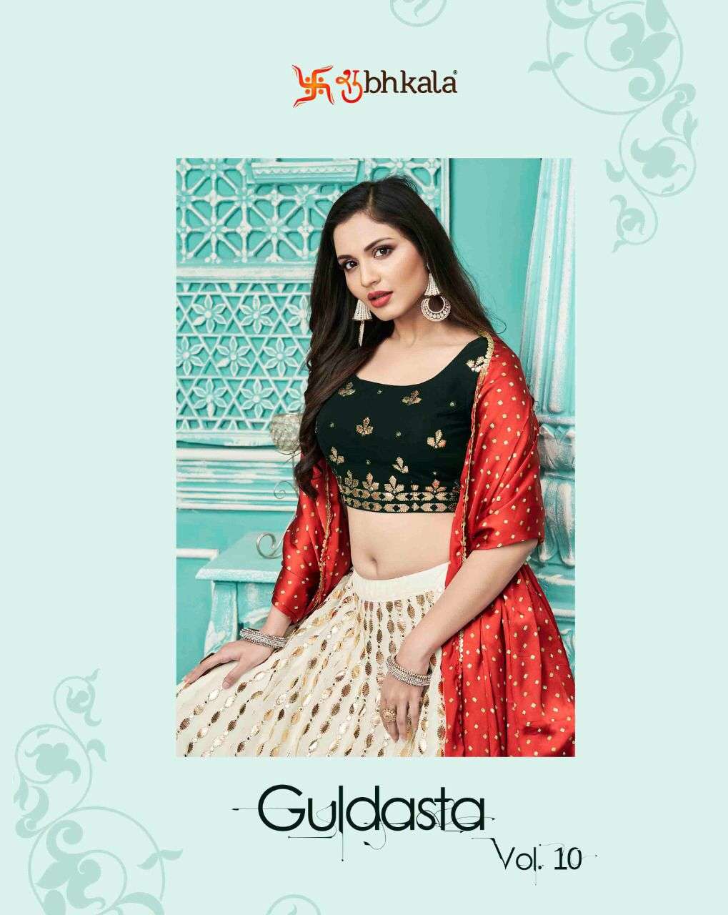 SHUBHKALA GULDASTA VOL-10 DESIGNER GEORGETTE LEHENGA