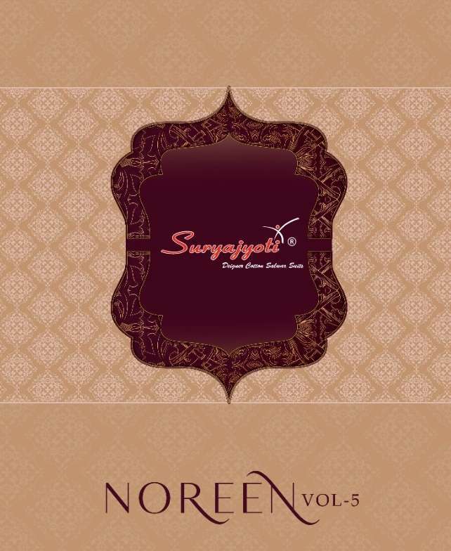 suryajyoti noreen vol 5 series 5001-5008 satin cotton readymade suit 