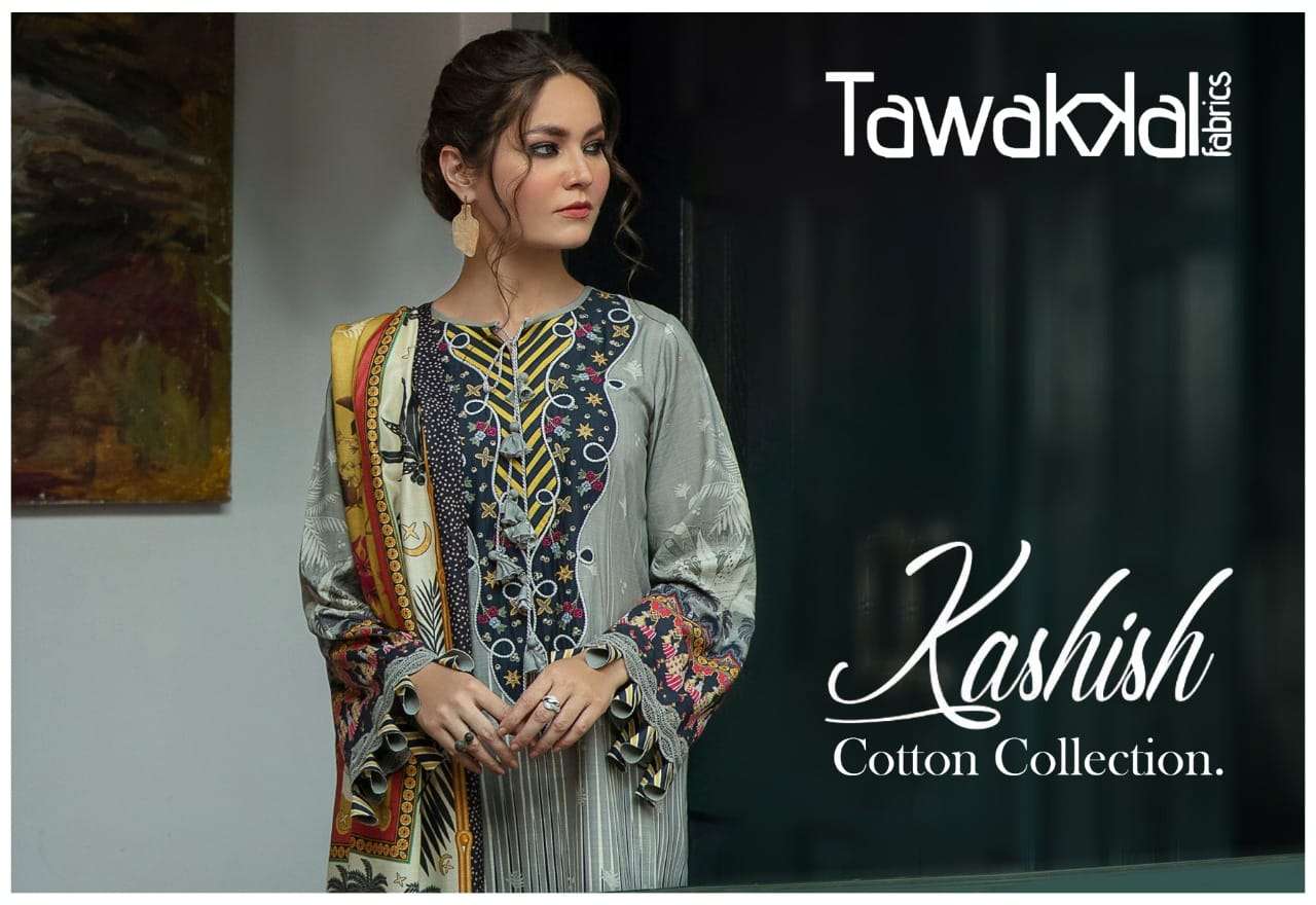 Tawakkal Kashish Cotton Collection series 1101-1110 pure cotton suit 