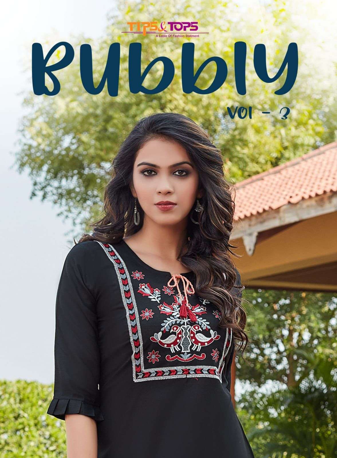 tips & tops bubbly vol 3 series 01-09 Heavy Rayon Slub kurti