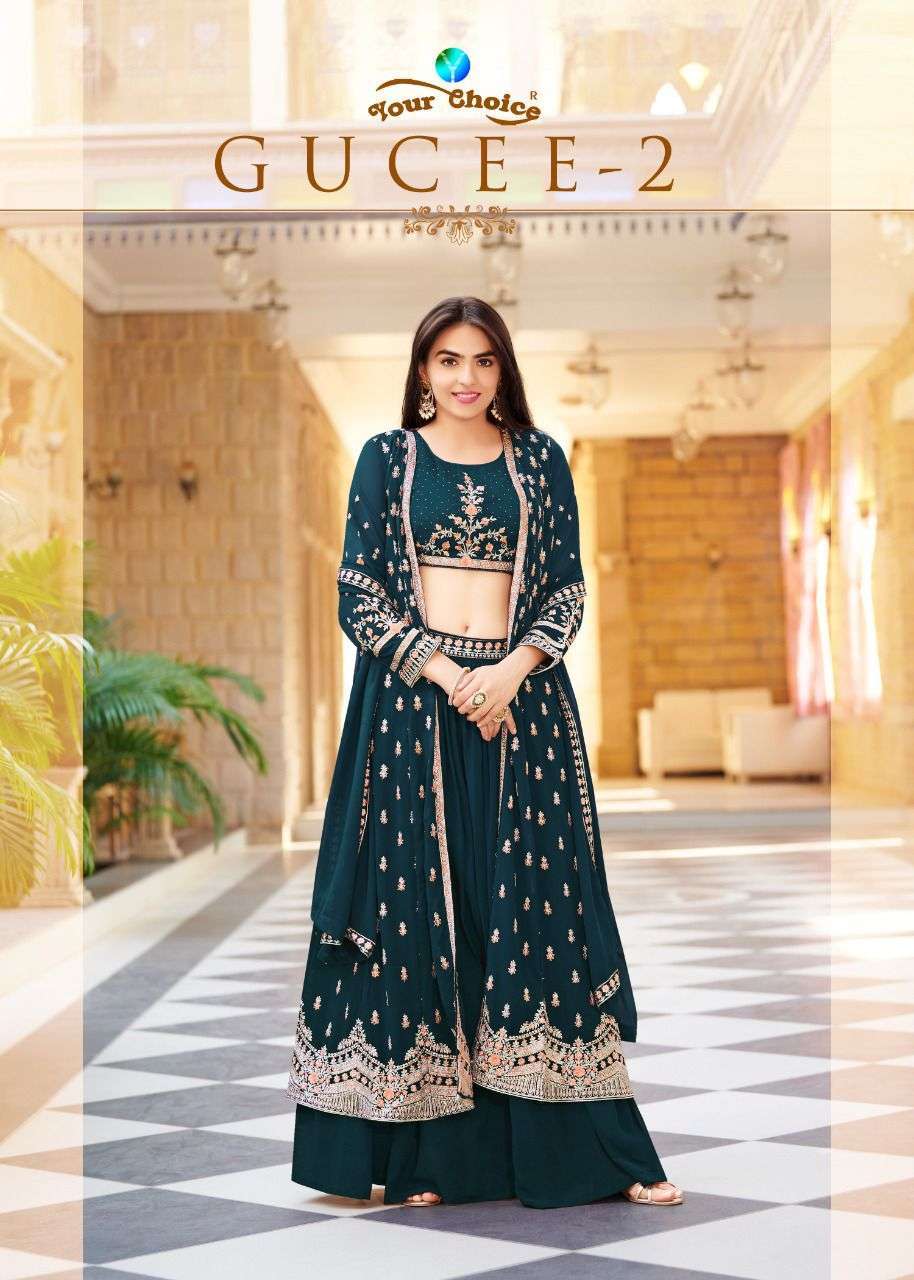 your choice gucee vol 2 series 4067-4071 blooming georgette suit 
