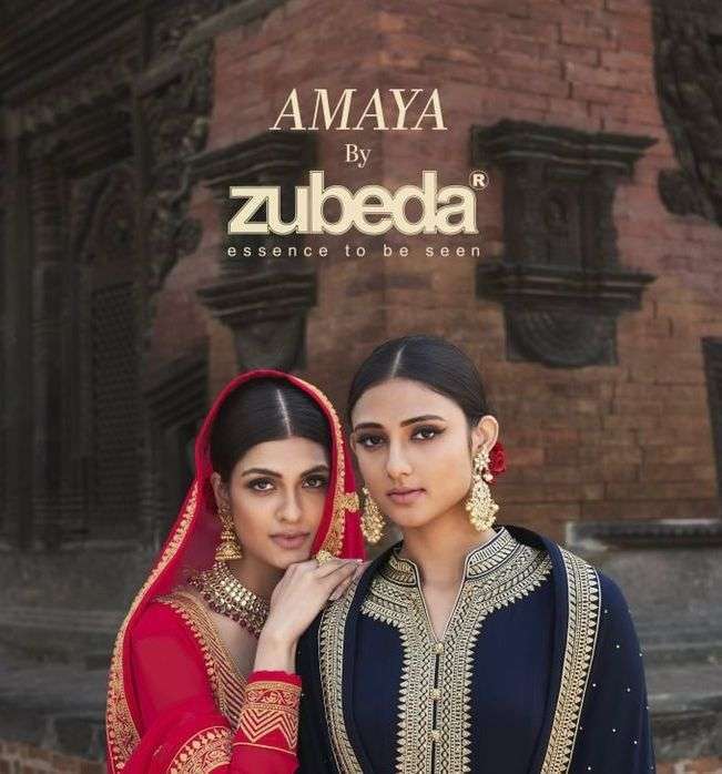 zubeda amaya series 22301-22306 georgette suit 