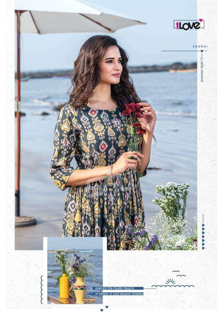 1love s4u anokhi vol 3 series 101-106 cotton rayon kurti 