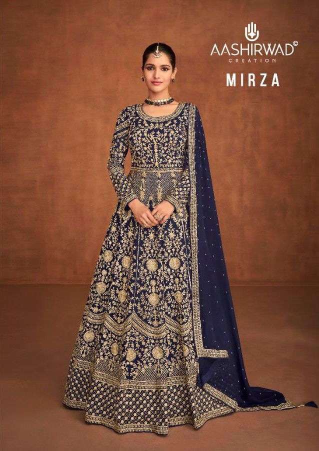 aashirwad mirza series 8678-8682 real georgette suit 