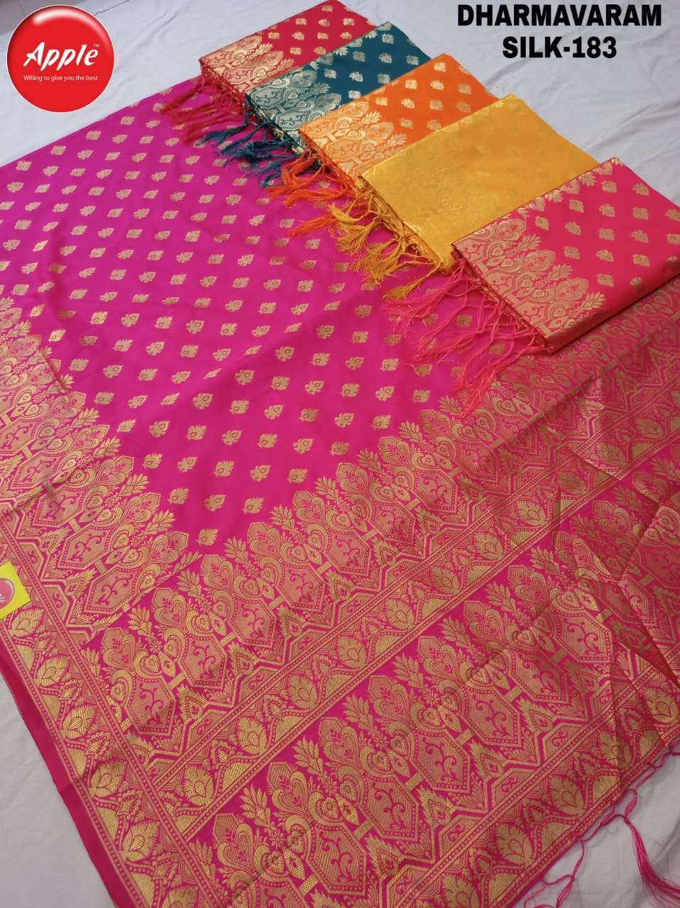 apple Dharmavarm Silk series 1001-1018 weaving banarasi saree