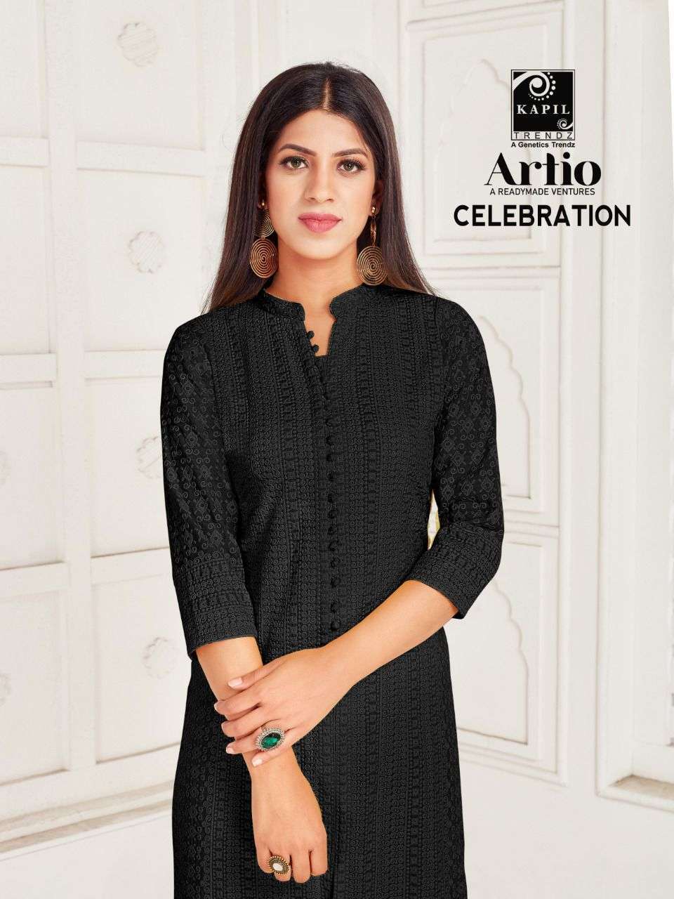 artio celebration series 1001 heavy shifli kurti 