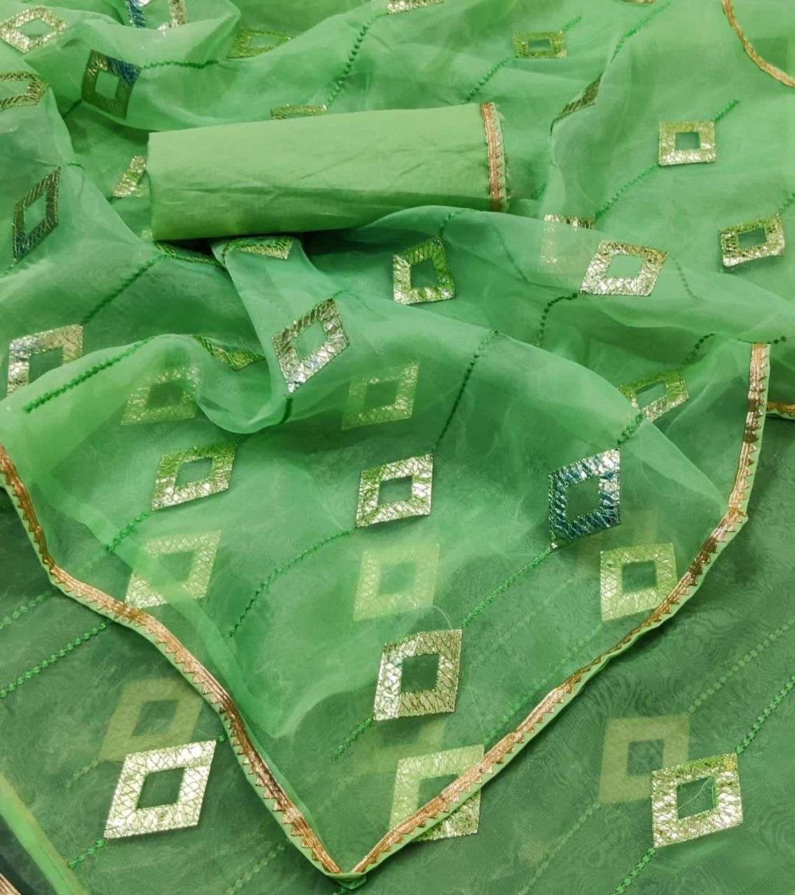 CHITRALEKHA DESIGNER ORGANZA SAREE 