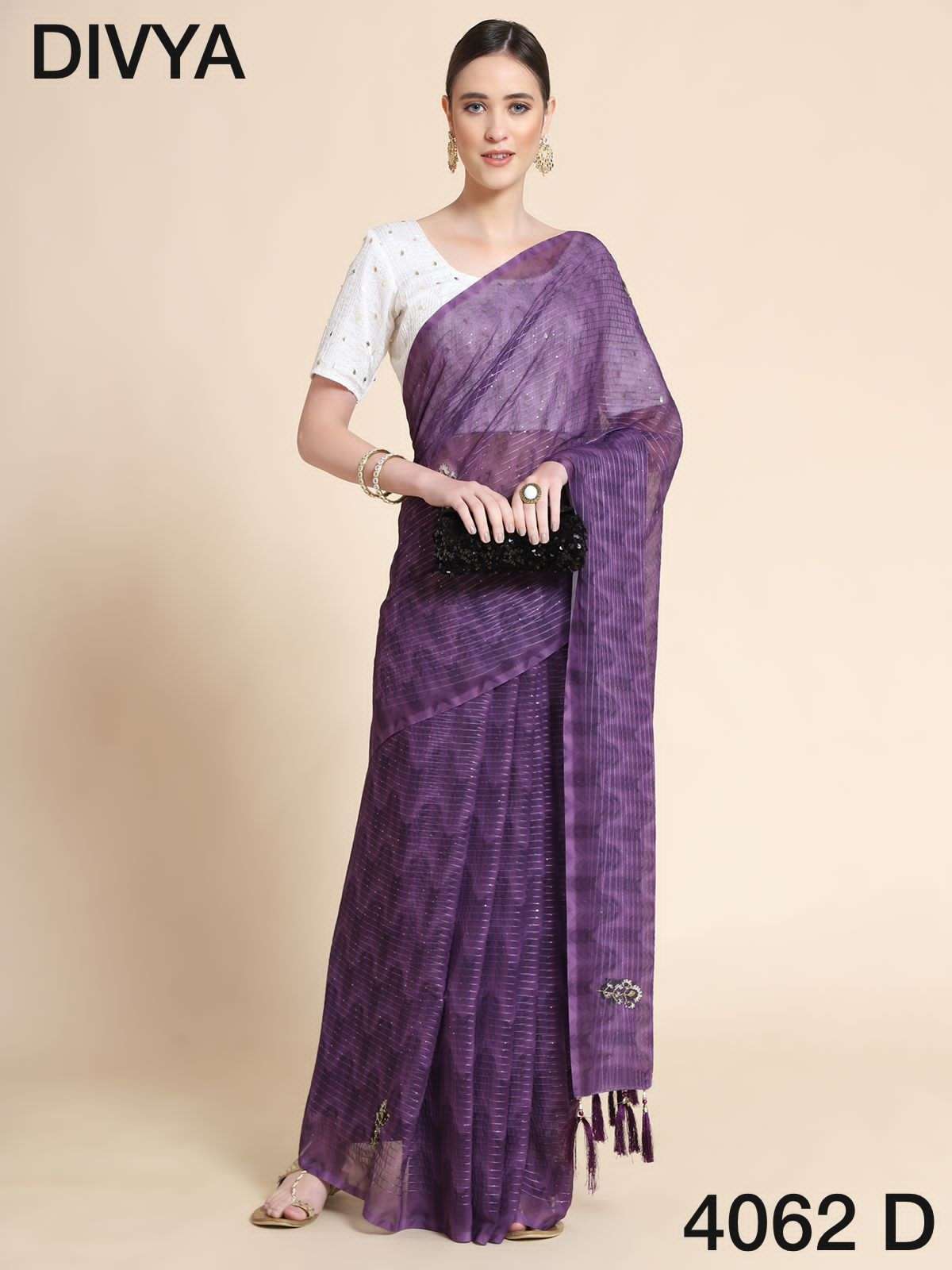 divya 4062 turkey georgette sequence work sarees