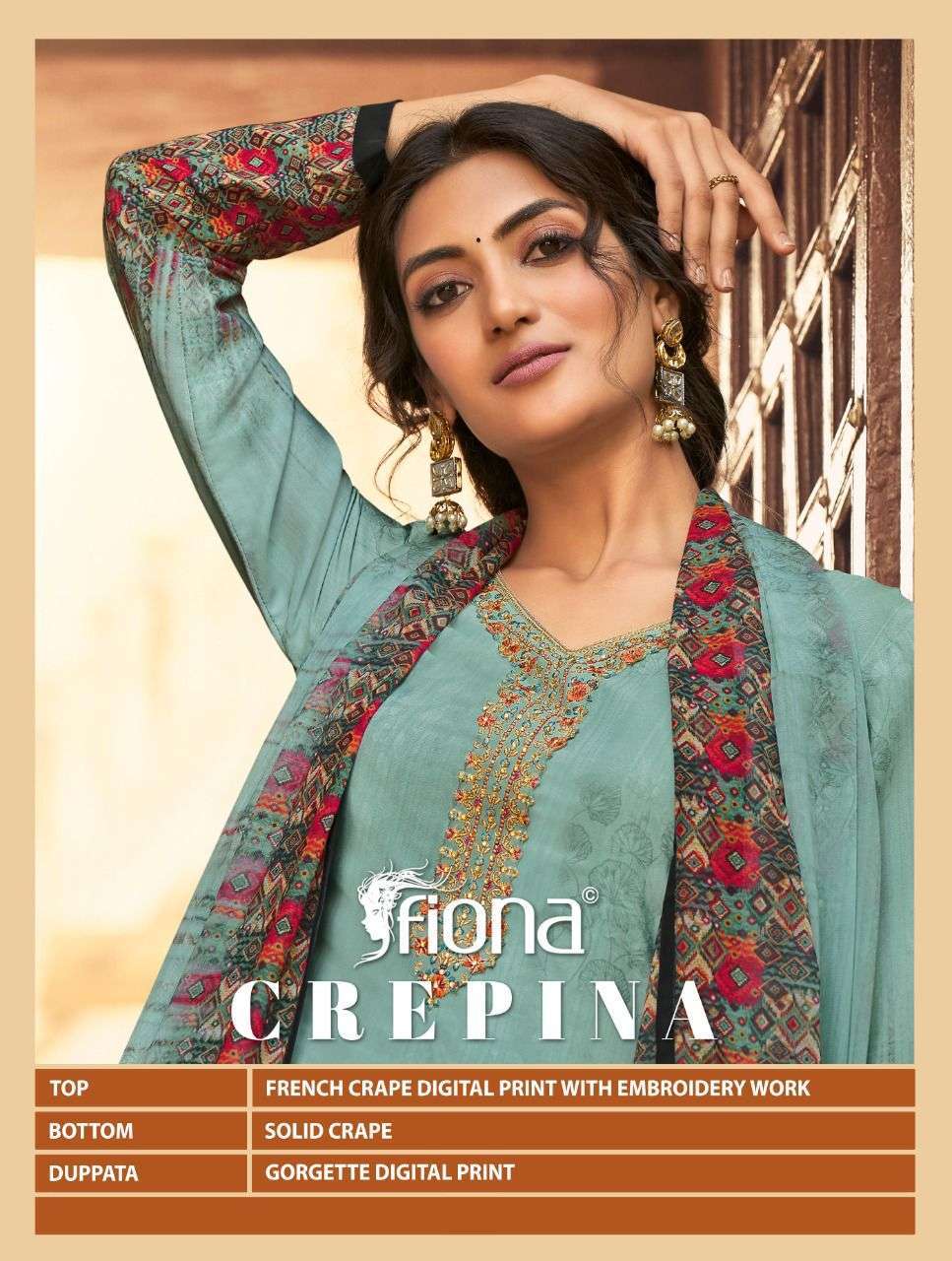 fiona crepina series 23081-23087 french crape suit 