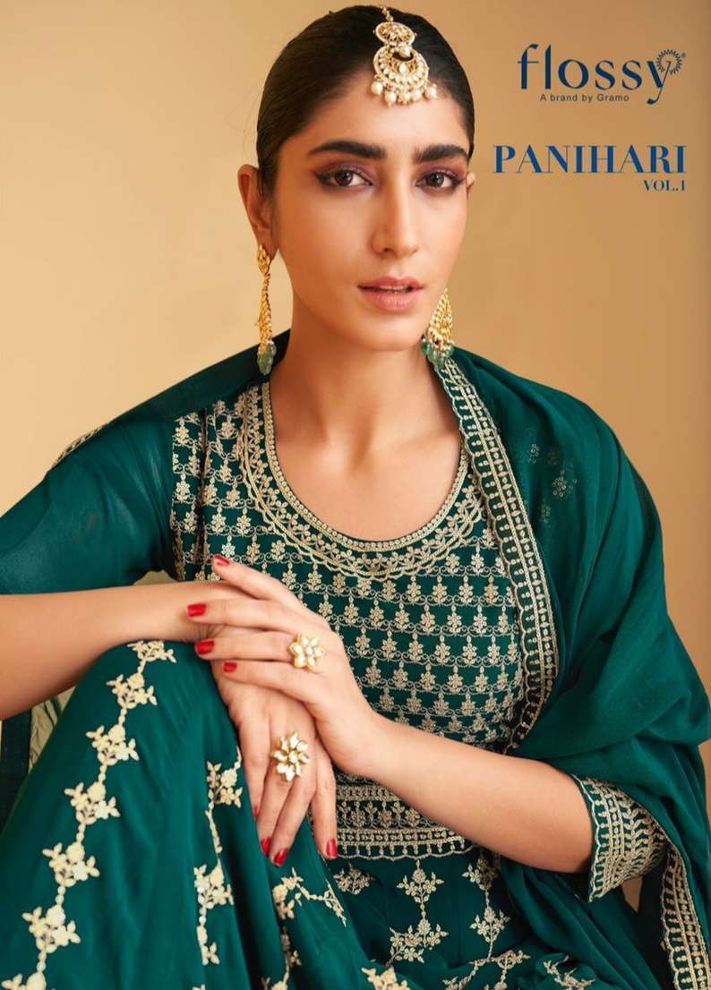 flossy panihari vol 1 series 05-08 heavy real georgette readymade suit