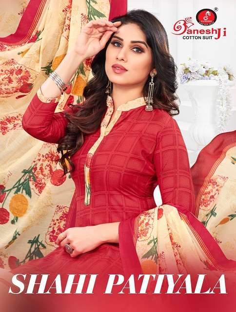 Ganeshji Shahi Patiyala series 1001-1012 cotton suit 