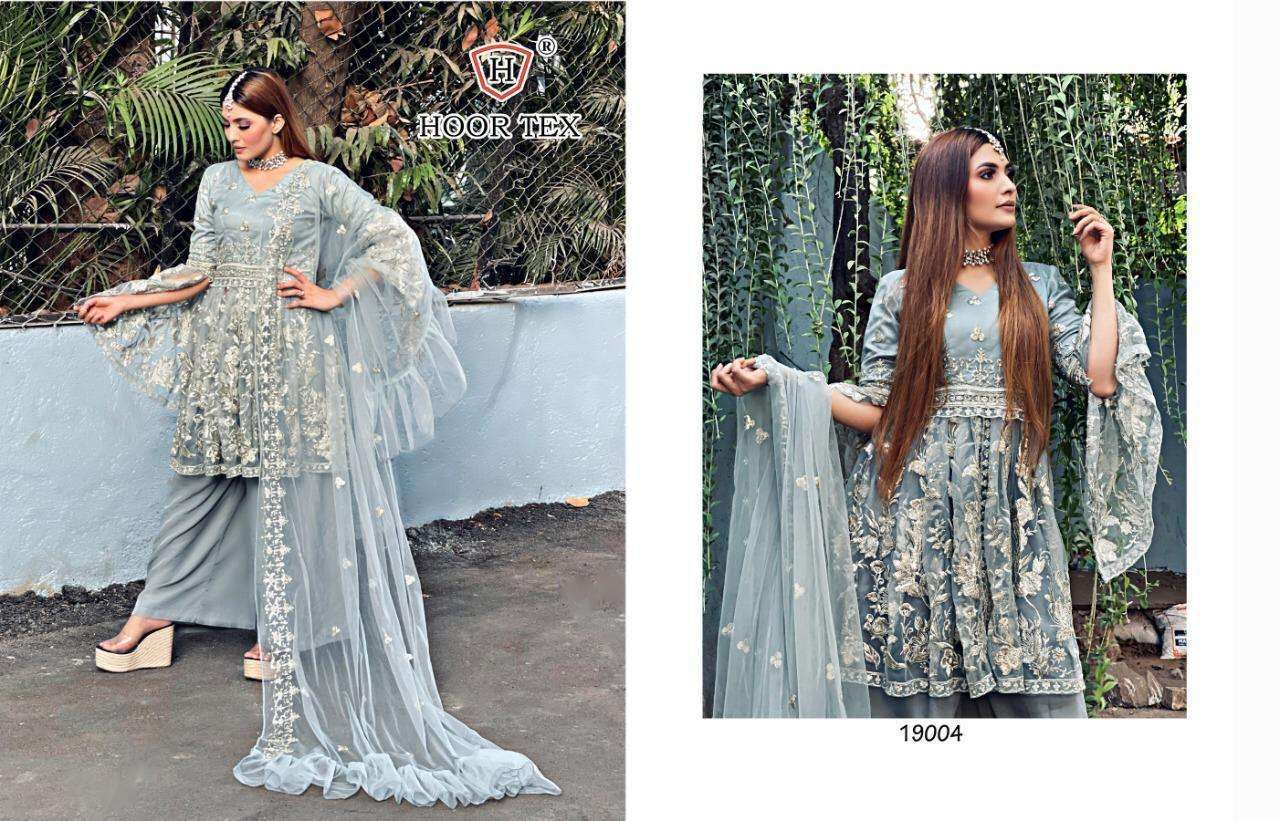 hoor tex 19004 heavy net embroidery pakistani suit 