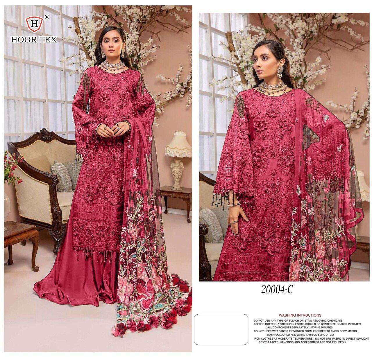 HOOR TEX 20004 DESIGNER HEAVY GEORGETTE SUITS 