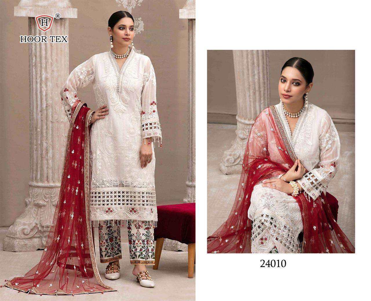 HOOR TEX 24010 DESIGNER HEAVY GEORGETTE SUIT 