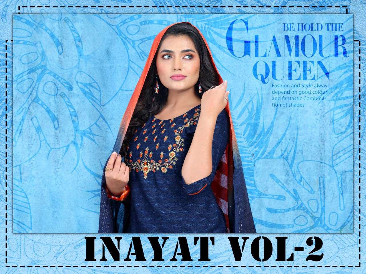 inayat vol 2 series 01-08 Rayon Dobby heavy readymade suit