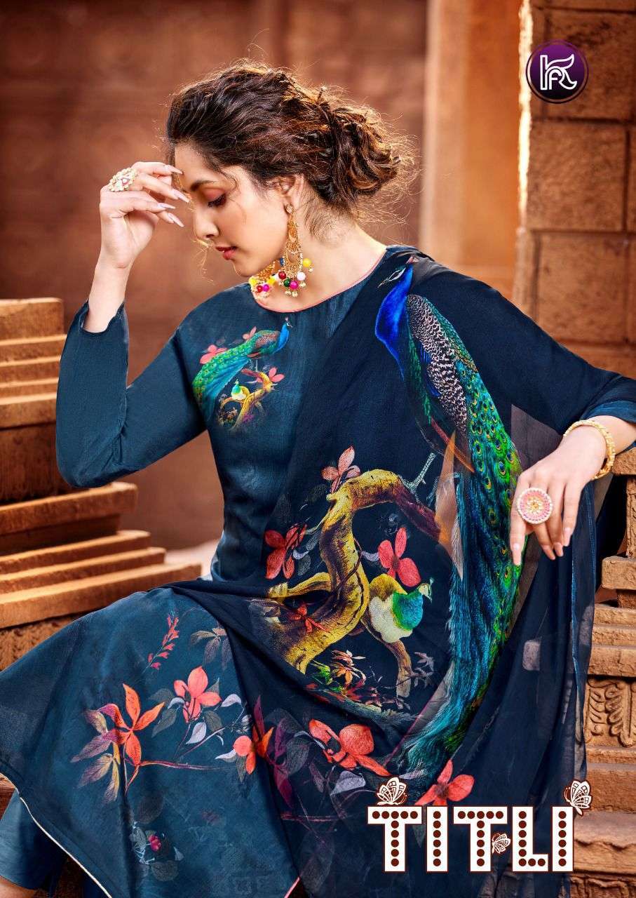 kala fashion titli series 1001-1007 pure muslin suit 