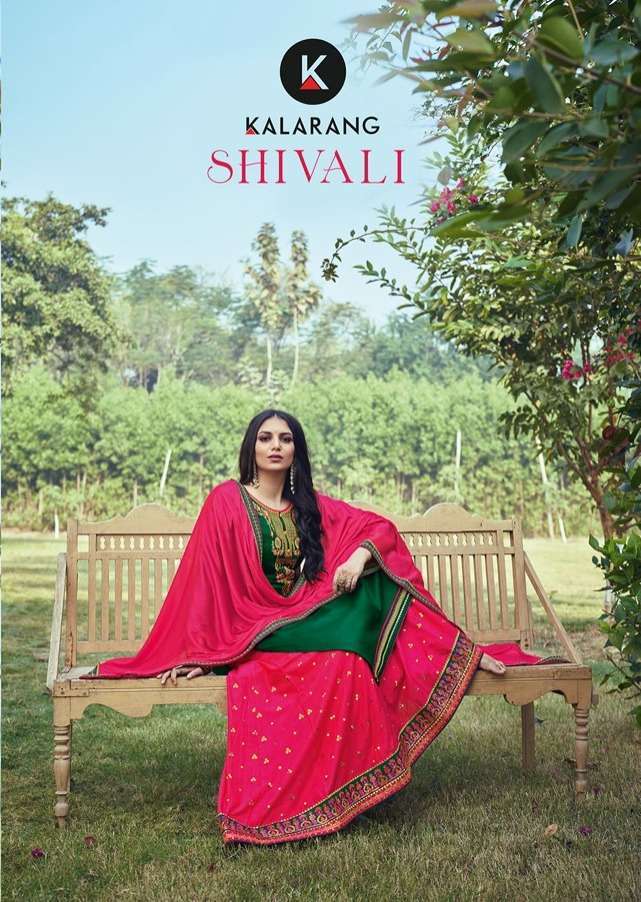 kalarang shivali series 3631-3634 jam silk cotton suit 