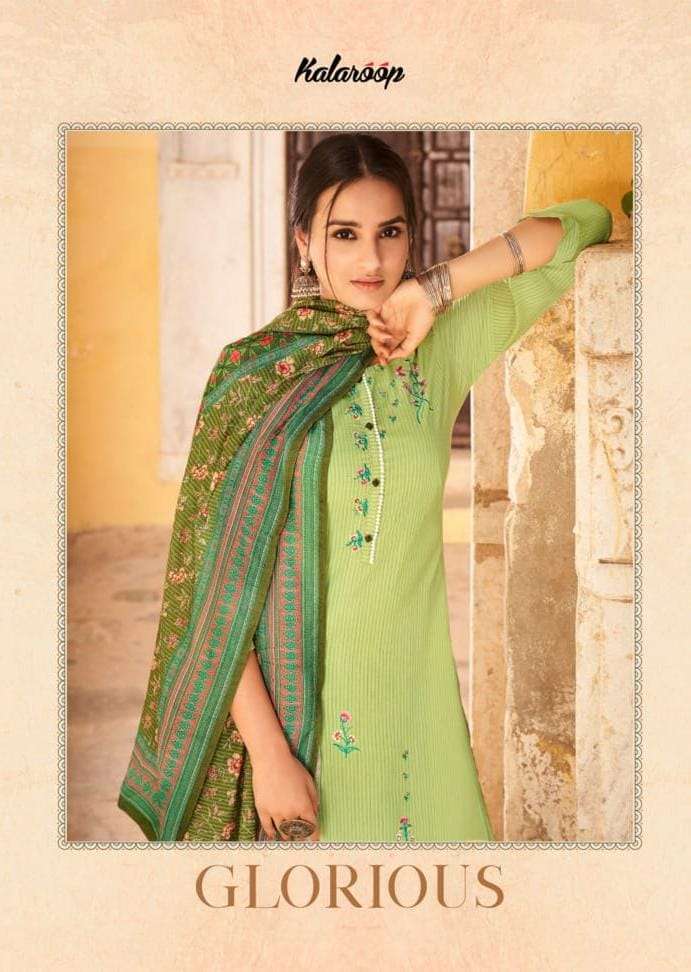 kalaroop glorious series 13045-13050 Fancy Fabric readymade suit