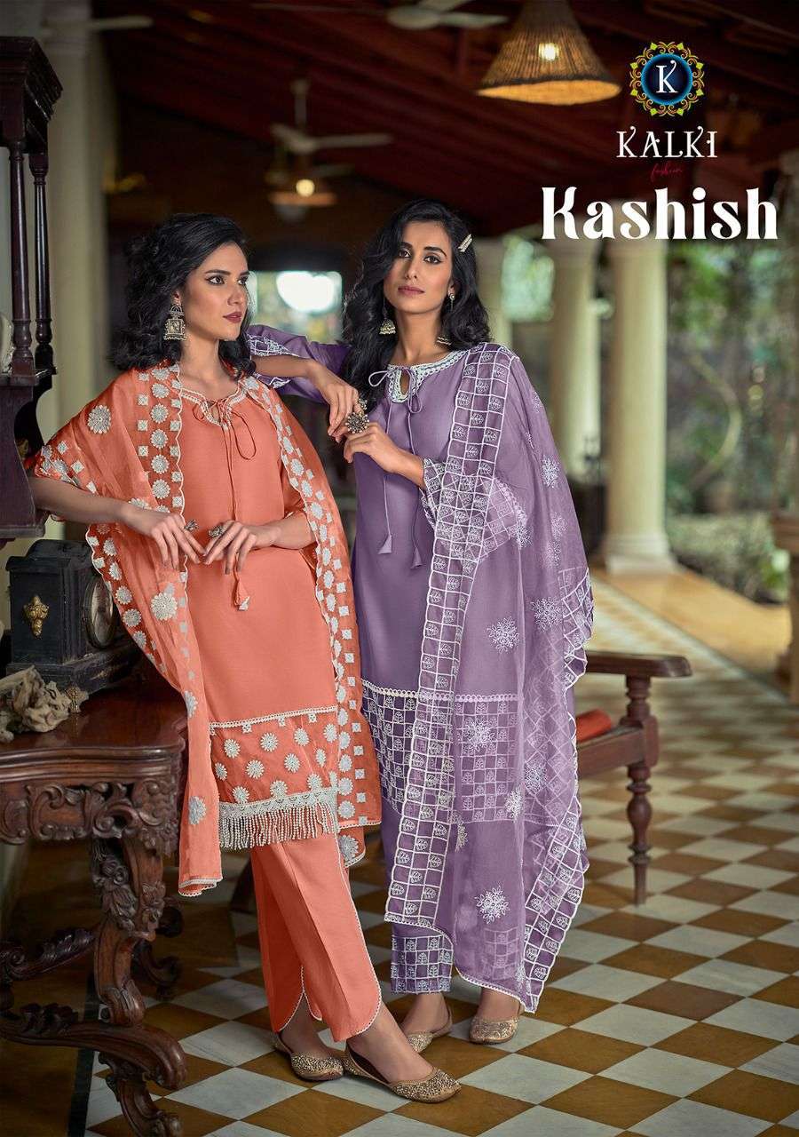 kalki trendz kashish series 90001-90006 pure soft viscose readymade suit 