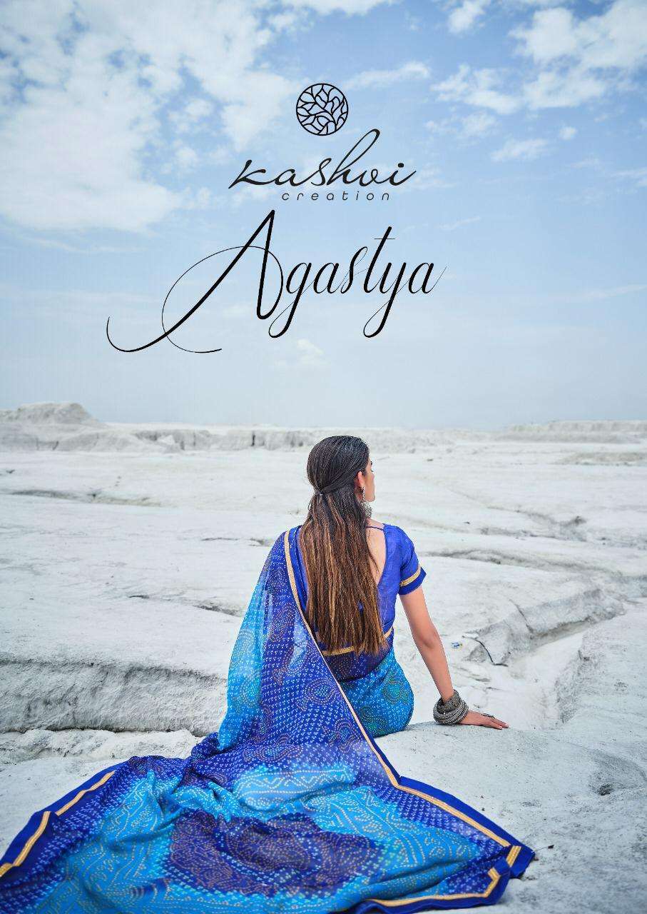 KASHVI AGASTYA DESIGNER GEORGETTE SAREES