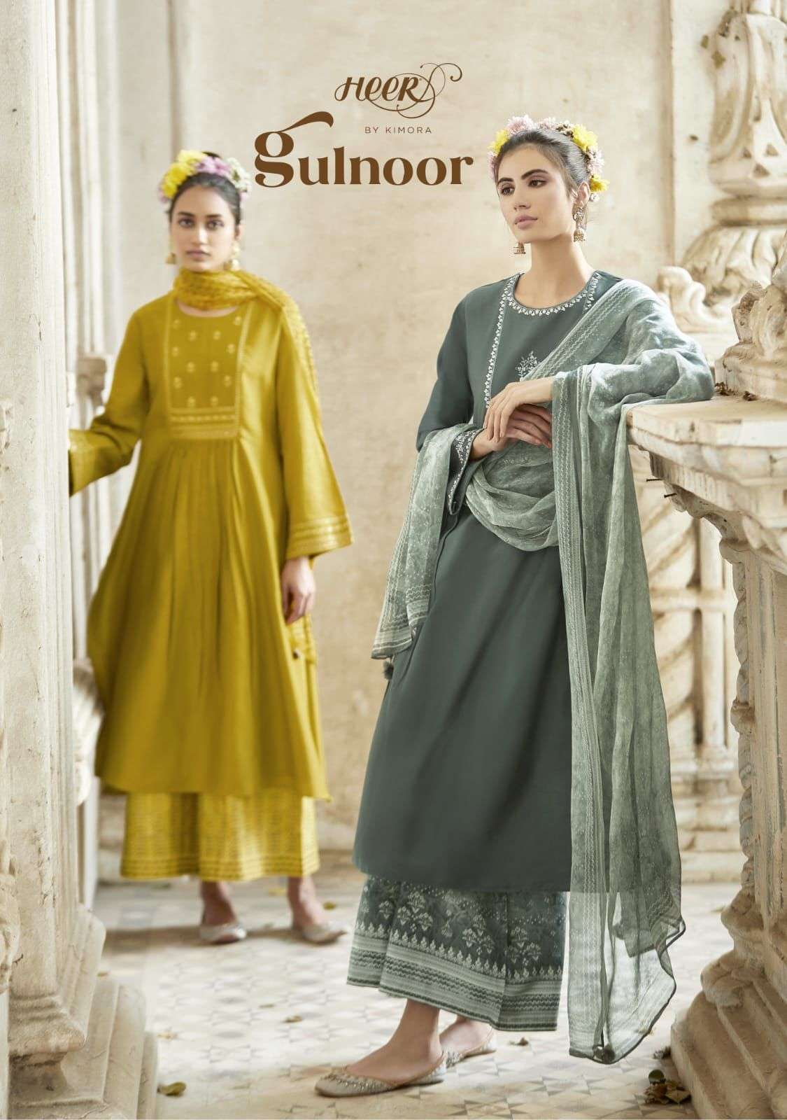 kimora gulnoor series 8531-8538 pure cotton satin suit 