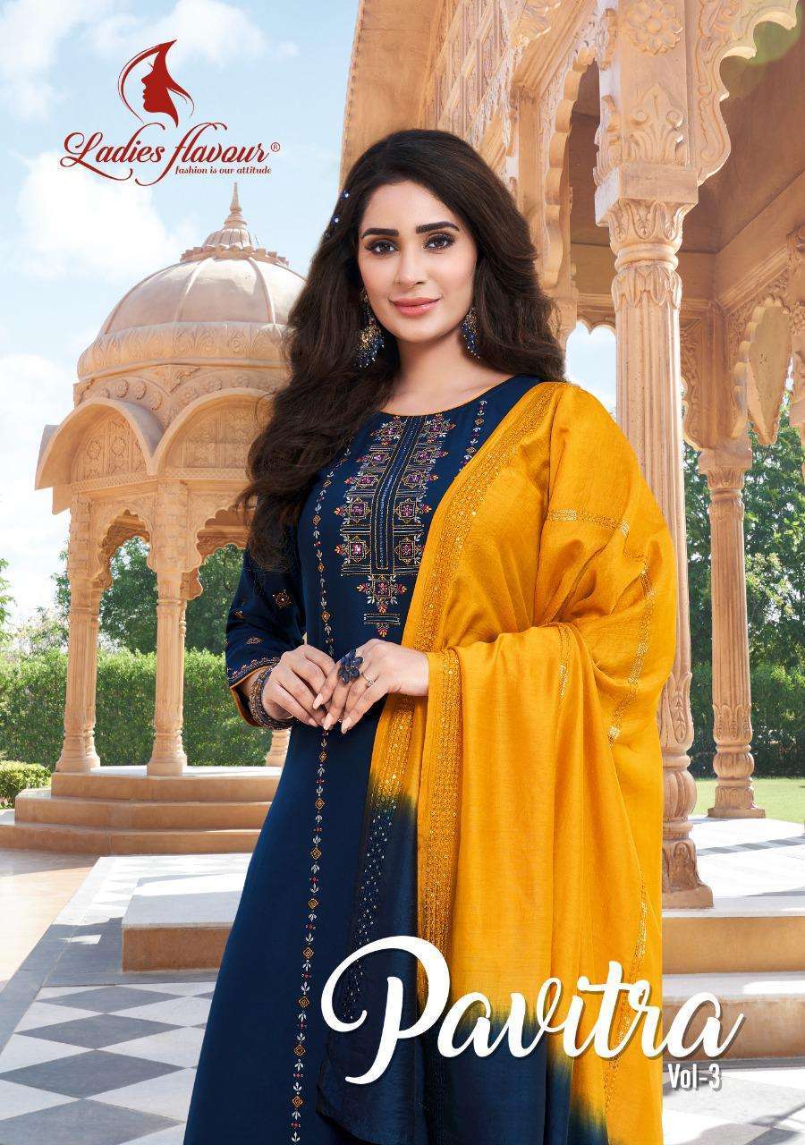 Ruhana Vol 3 By Ladies Flavour Designer Readymade Salwar Suits