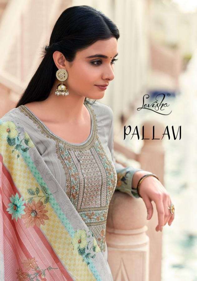 levisha pallavi series 5013-5020 Pure Viscose Maslin suit
