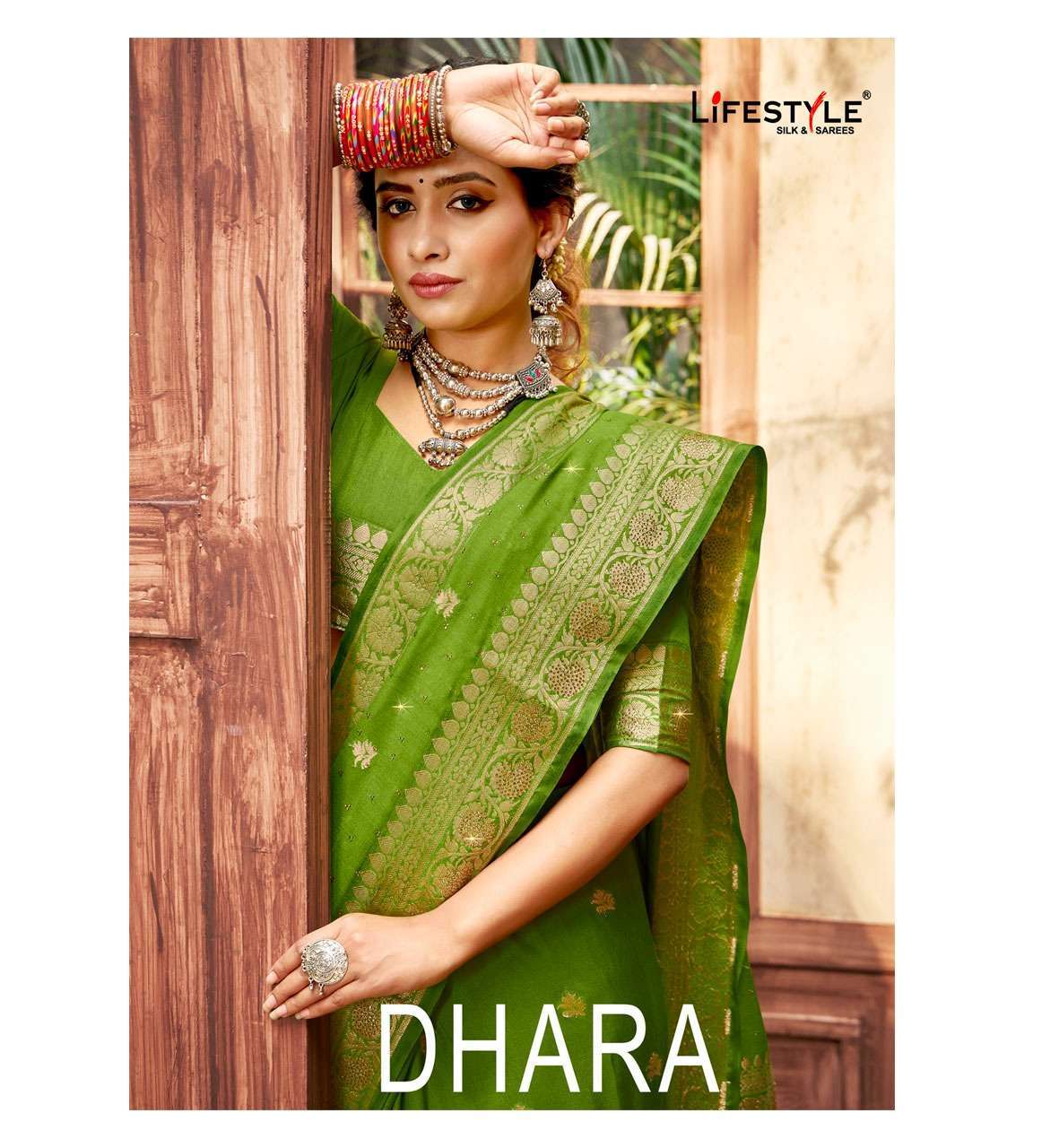 Lifestyle dhara vol 1 series 80421-80426 nylon georgette saree