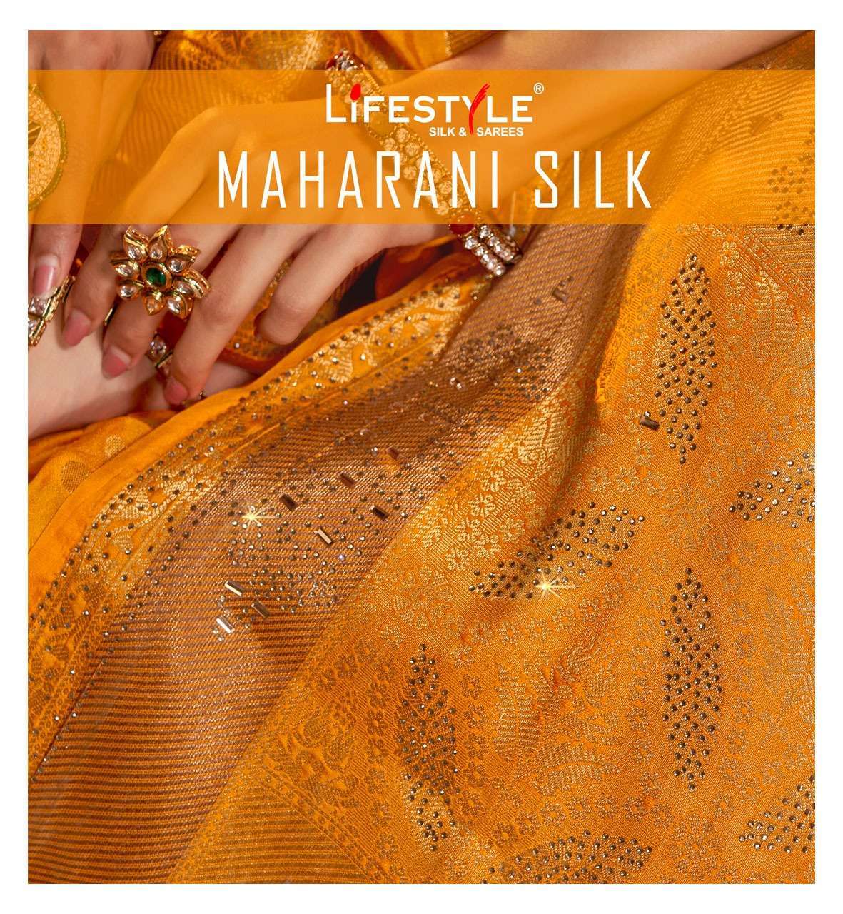 lifestyle maharani silk vol 1 series 79821-79826 dola silk saree