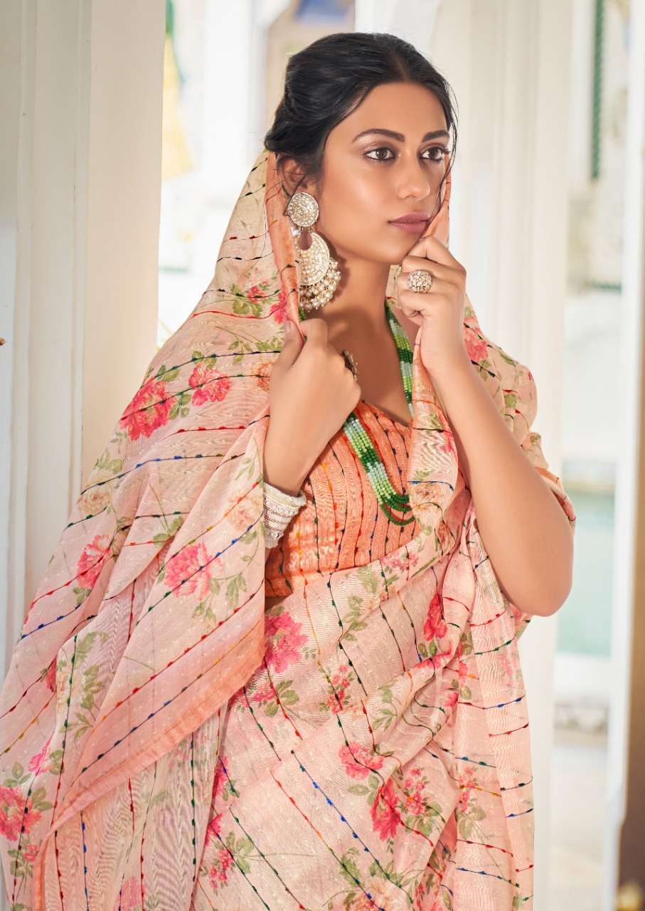 lt fashion supriya series 1001-1005 Cotton Silk With Thread Work saree