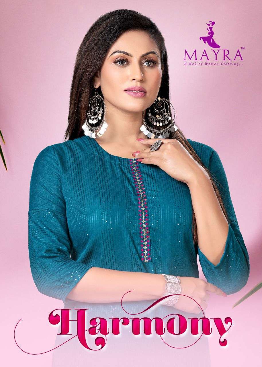 mayra harmony series 23001-23008 sequence cotton kurti 