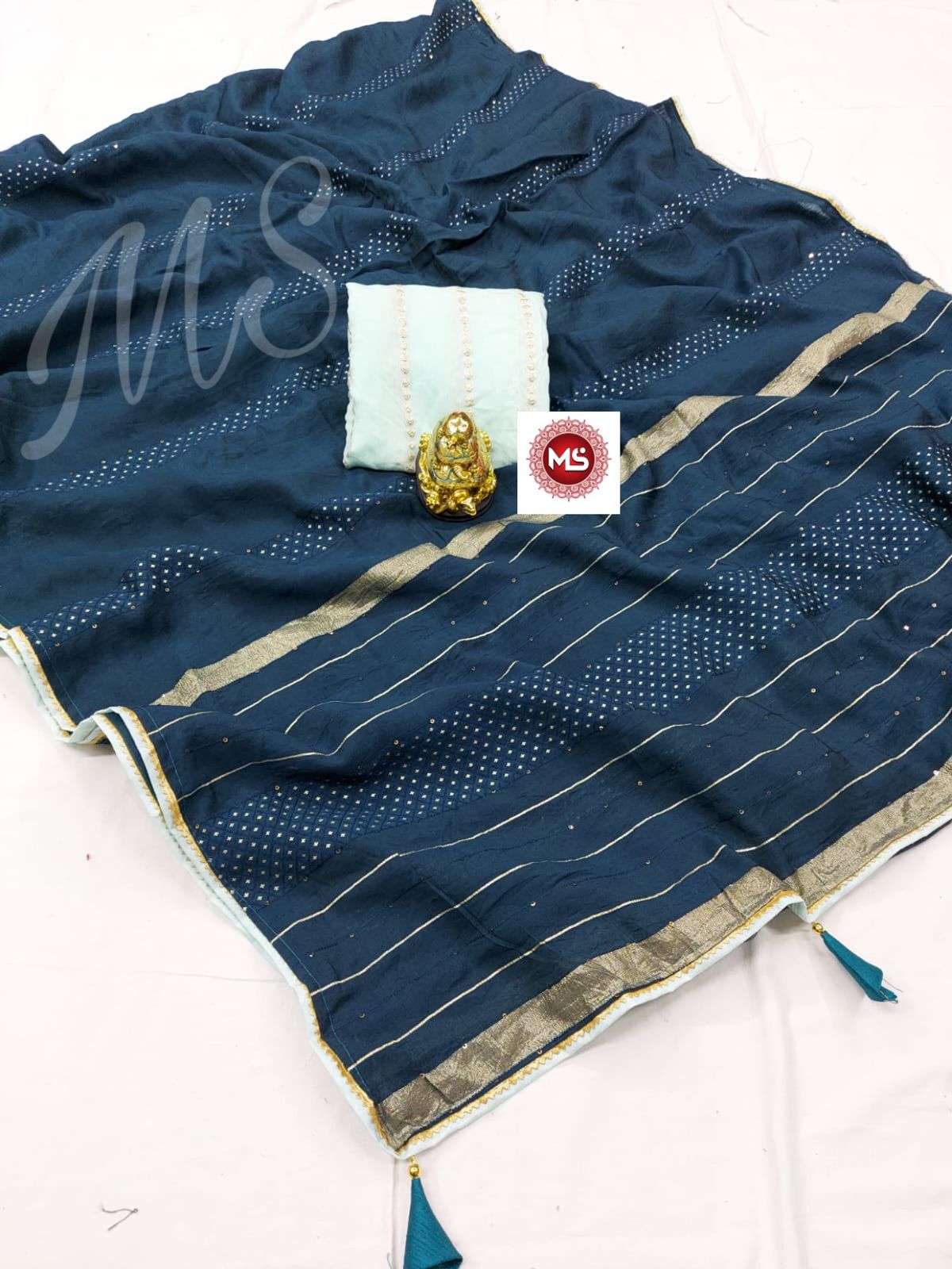 MS BRAND CHOICE DESIGNER SOFT DIABLE SAREE 