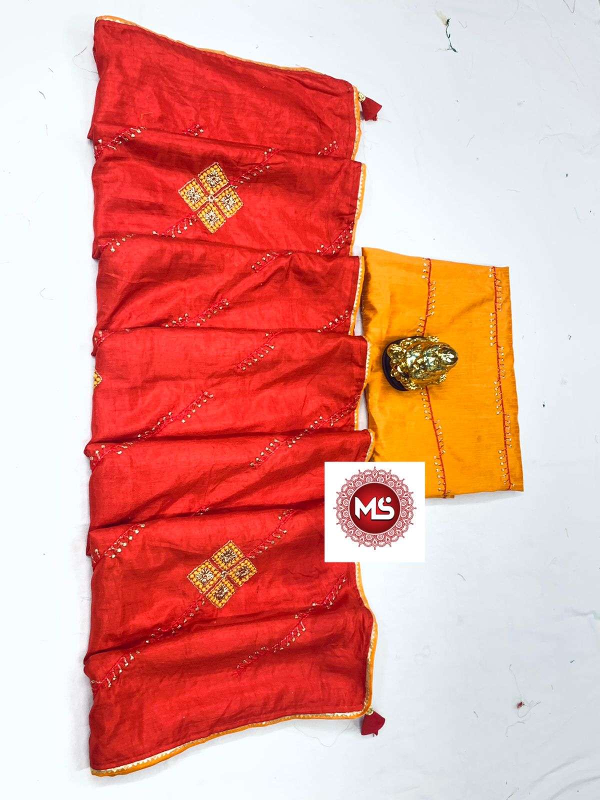 MS BRAND VIEWED DESIGNER PURE DOLA SILK SAREE