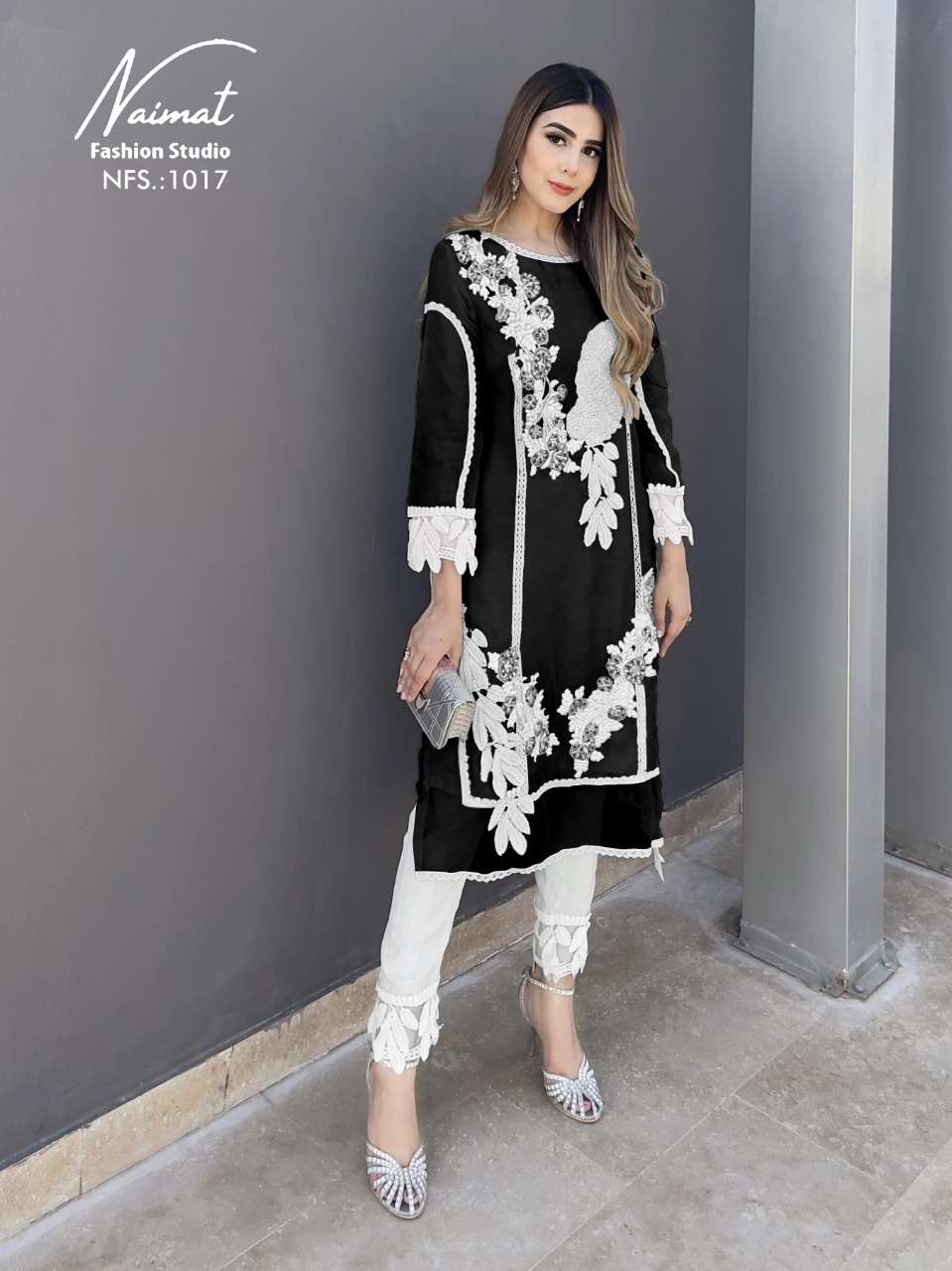 NAIMAT FASHION STUDIO NFS-1017 DESIGNER PURE GEORGETTE SUIT